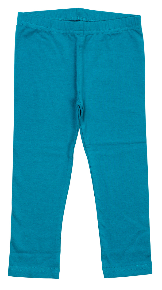 Teal Fitted Long Leggings