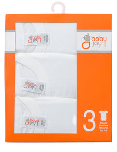 Short Sleeve Envelope Neck Bodysuit - 3 Pack