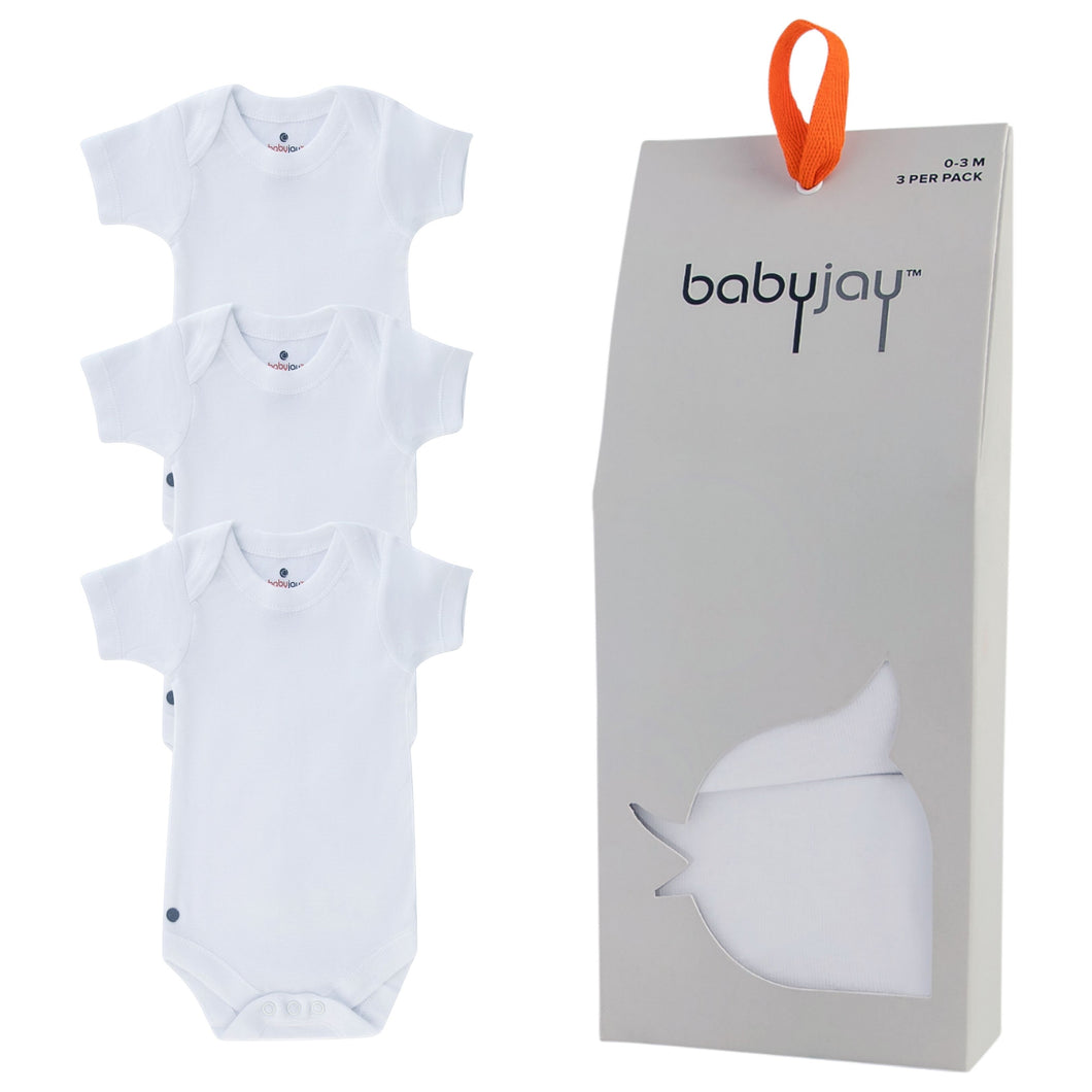 Baby Jay Short Sleeve Envelope Neck Bodysuit