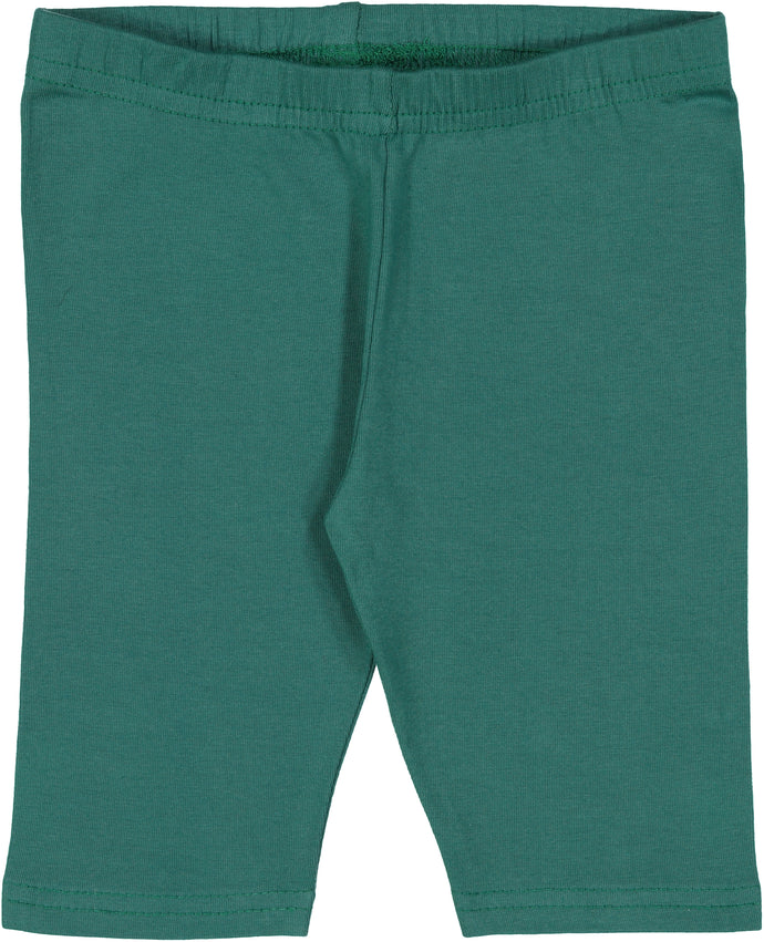 Short Bottle-Green Baby Leggings